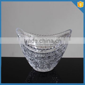 Wholesale popular design dinnerware crystal glass punch bowl