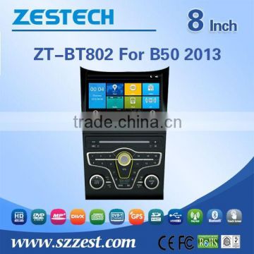 ZESTECH 8 inch 2 din car dvd gps for BESTURN B50 2013 with GPS NAVIGATION+FULL MULTIMEDIA SYSTEM car accessories