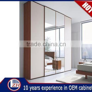 Wholesale walk in assembled bedroom closet wood wardrobe cabinets China