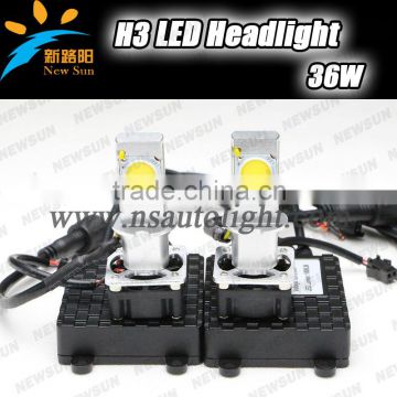 Hot sale Superbright Car Led Headlight H3 1600lm Led Auto Headlight H3