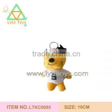 Plush T-shirt Dog Key Chain Toy