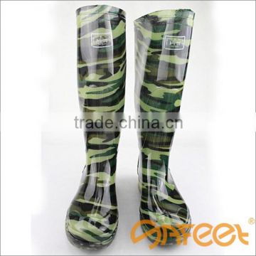 Guangzhou blue outsole lightweight agriculture waterproof fashion rain boots wholesale for farming SA-9911
