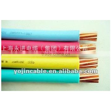 CE ISO IEC CCC certificate 300/500v strand copper conductor PVC insulated electric wire