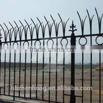 Steel tube highway zinc steel fence