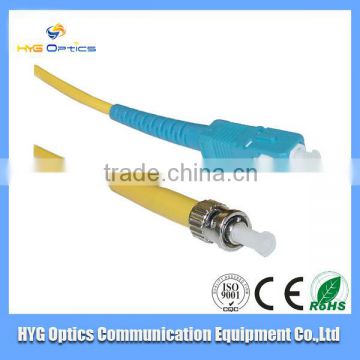 1m,3m,5m,10m 2.0mm SC/PC-ST SX SM indoor PVC&LSZH ST patch cord (jumpers) for communication network equipment