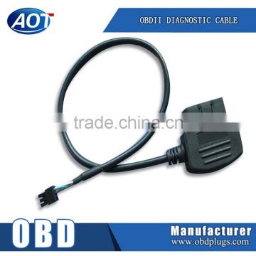 Customize Acceptacle Right Angle OBD-II Male to Housing Cable