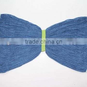 Floor blue microfiber cotton mop head