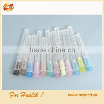 18G pink disposable sterile hypodermic needle