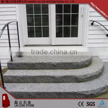 Chinese natural exterior stair handrail