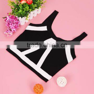 Custom High Quality Knitted Girls Tank Top