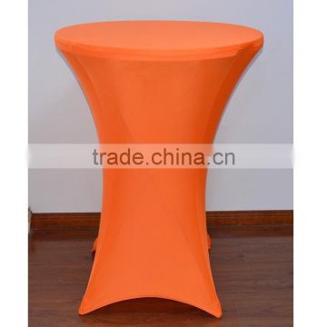 Orange cocktail table stretch cover for sale