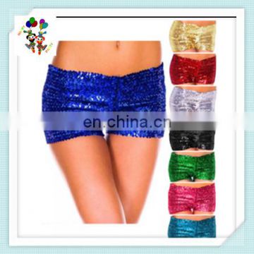 Colorful Sequin Burlesque Sexy Short Costume Girls Hot Pants HPC-0901