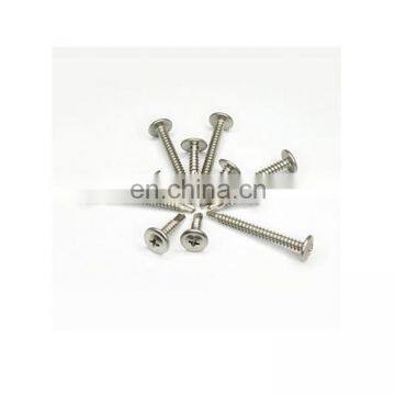 Stainless steel phillips pan head self drilling screw