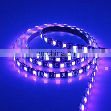 5M SMD 3528 5050 Black White PCB UV Purple LED Strip light DC12V 60Leds/m 120Leds/m Ultraviolet Ray LED Tape Ribbon Lamp