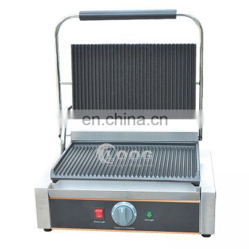 Hot Sale Heating Uniformity Electric Grooved Contact Grill Professional Panini Press