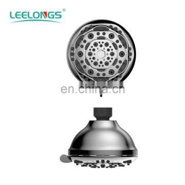 Full chrome ABS 5-function luxury high pressure shower spa fixed shower head