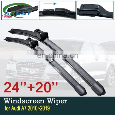 for Audi A7 2010~2019 RS7 4G8 4K8 Car Wiper Blades Windscreen Windshield Wipers Car Accessories 2011 2012 2013 2014 2015 2016