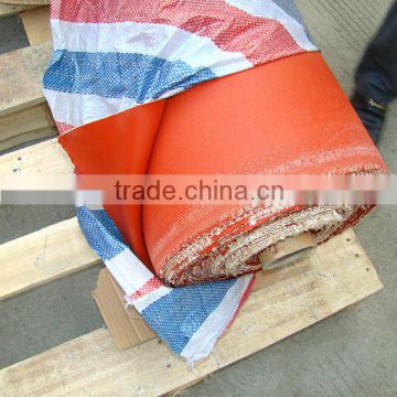 temperature resistance double-sided fireproof silicone rubber coated fiberglass cloth with high voltage