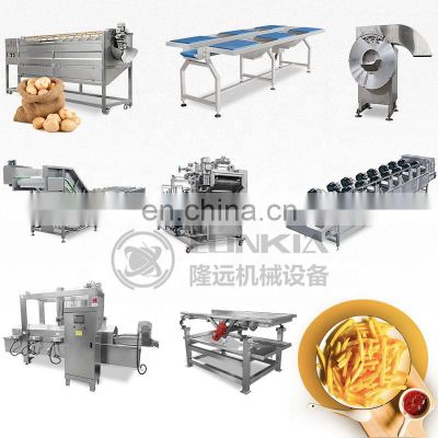 low price Factory direct french fried potatoes production line potato cassava machine to make potato chips