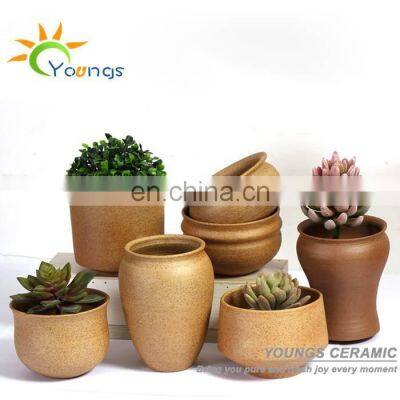 100% Handicraft Jingdezhen Small Ceramic Flower Pots Wholesale For Succulent Plants