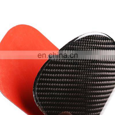 Suitable for 16-20 models of Subaru BRZ/Toyota 86 rear cup holder bottom groove pad real carbon fiber (soft) 1 piece set