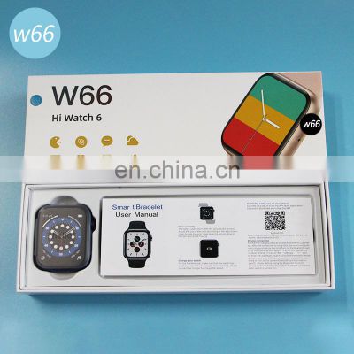 W66 Heart Rate Touch Screen Smart Watch Blood Pressure Watch