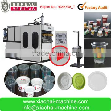 HAS VIDEO CK660 Disposable Plastic Plates And Cups Making Machine