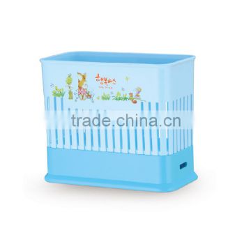 High quality plastic storage box open top basket for chopsticks