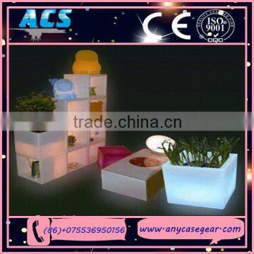 ACS rechargeable IR control color changing light up furniture LED cube