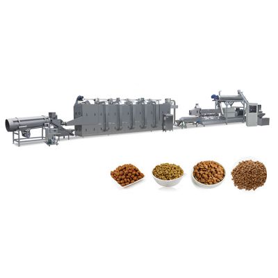 Various shapes dog food pellet making extruder machine food pet pellet feed processing line
