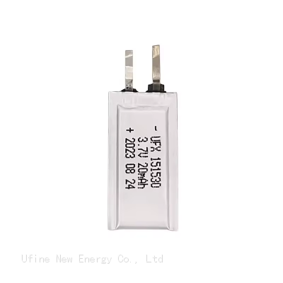 Battery Cell Manufacturers Wholesale Mini Lipo Battery UFX 151530 20mAh 3.7V Ultra Thin Battery For E-Card