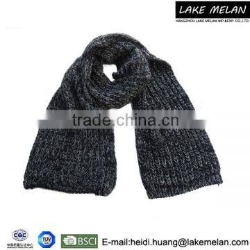 Hot Selling100% Acrylic Knitted Men's Scarf For AW16