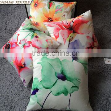 digital print flowers pillow cushion