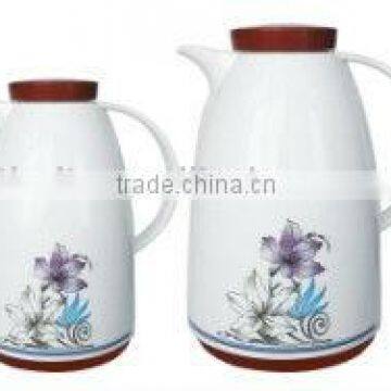 0.5L+1.0L Plastic Vacuum Thermos FLask with FLower (V-H10410T)