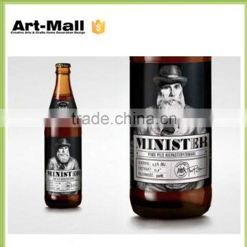 Guaranteed quality amber 300ml glass bottle