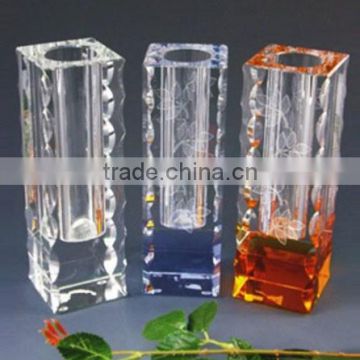 High quality crystal flower vase for home decoration decoration CV-1044