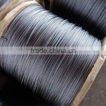 high quality wire rope 6*7+fc steel wire rope