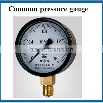 Industrial stainless steel bourdon tube Pressure Gauge for general applications