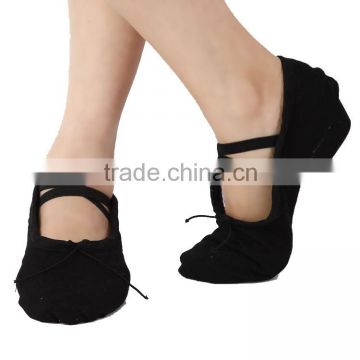 Black Red Pink Ballet Shoes , Belly Dance Shoes with Soft Outsole and Heal for Practice                        
                                                Quality Choice