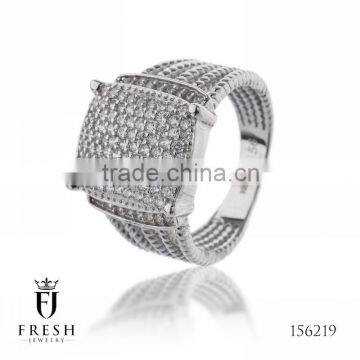 Fashion 925 Sterling Silver Ring - 156219 , Wholesale Silver Jewellery, Silver Jewellery Manufacturer, CZ Cubic Zircon AAA