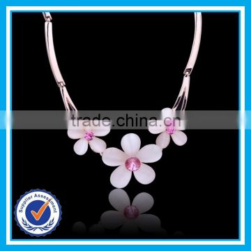 Elegant jewellery turkey flower 2015 fashion necklaces jewelry