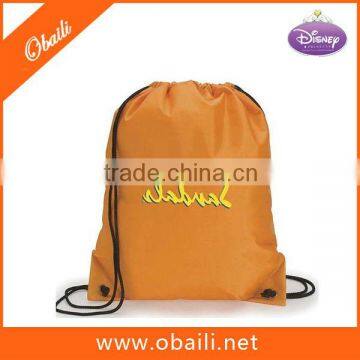 high quality logo branded drawstring bag
