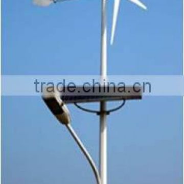 wind turbine Street Light stainless pole LED SOLAR ENERGY