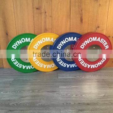 Dynomaster 2015 hot sale Crossfit Olympic training bumper plate for weightlifting