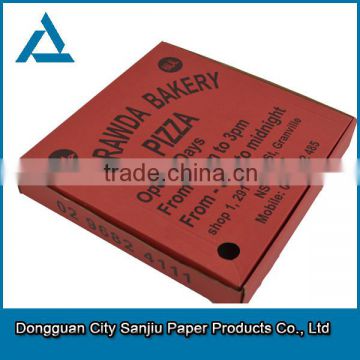 China manufacturing pizza boxes for typeshot box for pizza delivery