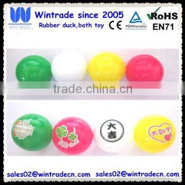 Rubber led ball flashing rubber bounce ball