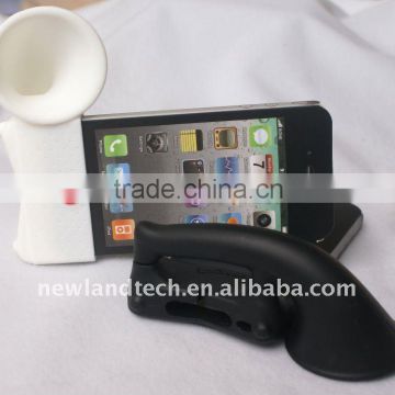Green promotion item - horn stand for iphone 4g 4S