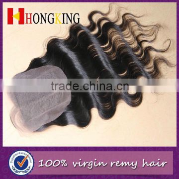 High Body Wave 100%Peruvian Virgin Hair Lace Closure