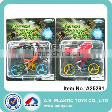 Promotion classic funny finger die cast bicycle toy