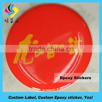 Funny popular design mickey plastic epoxy sticker